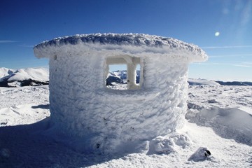 cabane de glace, Puy du loup, 63