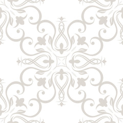 Seamless wallpapers in the style of Baroque . Can be used for