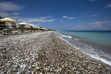Ialysos beach in the island of Rhodes, Greece