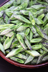 Sliced green beans