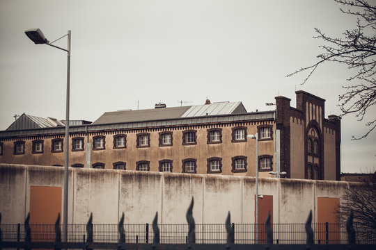 jail.  Large prison.  Prison wall