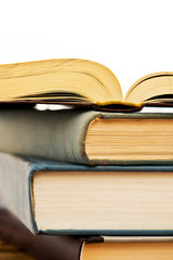 heap of open books