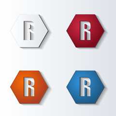 Obraz premium icon4colors_hexagon_017