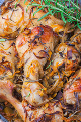 Oven-baked chicken