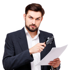 Confident businessman portrait