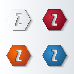 Fototapeta premium icon4colors_hexagon_054