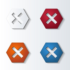 Obraz premium icon4colors_hexagon_133