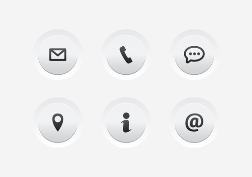 Contact & Support UI Buttons