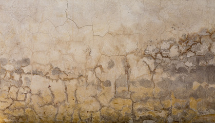 Natural texture old cement wall with crack texture 