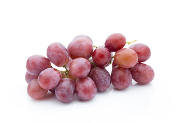 Grape on the white background. Fresh  berry.