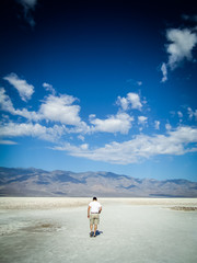 Fototapeta na wymiar Alone in the Death Valley, California