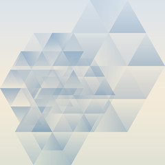 Obraz premium Abstract geometric background, modern triangular design