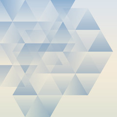 Obraz premium Abstract geometric background, modern triangular design