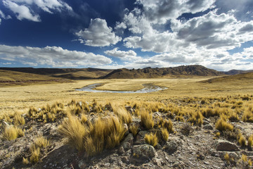 Bolivia, Landscape between Arequipa and Lake Titicaca