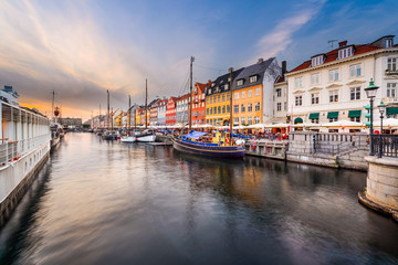 Naklejka na ściany i meble Copenhagen Cityscape