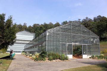 Greenhouse in Queen Sirikit Botanical Gardens, Chiang Mai Province.
