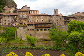 Obraz premium old catalan village. Rupit i Pruit