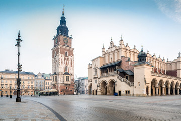 Obrazy na Szkle  Stare centrum Krakowa, Polska