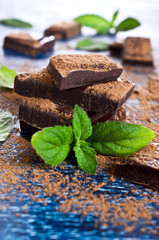 Chocolate and mint