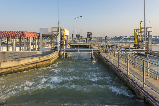 Intake of Raw Water in Water Treatment Plant