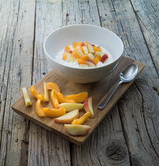 Breakfast with cottage