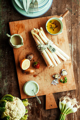 Healthy fresh vegetables for vegetarian cuisine