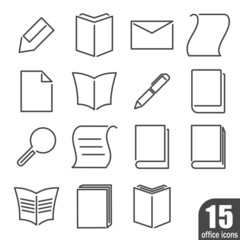 Office icons set