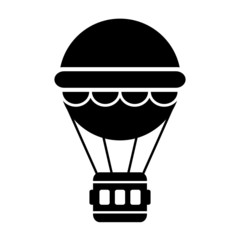Hot air balloon icon