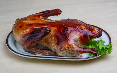 Roasted duck