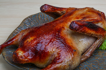 Roasted duck
