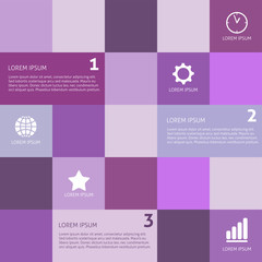 Colorfull square background.