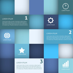 Colorfull square background.