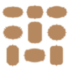 Collection retro labels