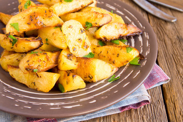 Baked potatoes
