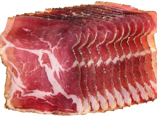 sliced ham