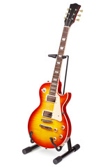 Electric Guitar On Stand