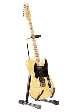 Electric Guitar On Stand