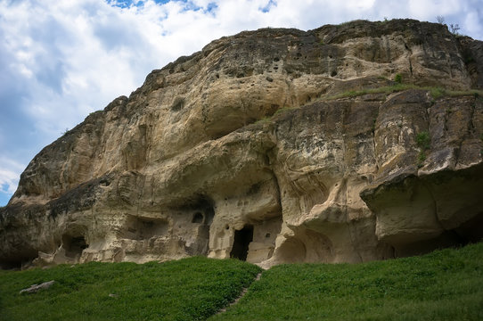 Cave city Tepe-Kerman in the Crimea. bakhchysarai