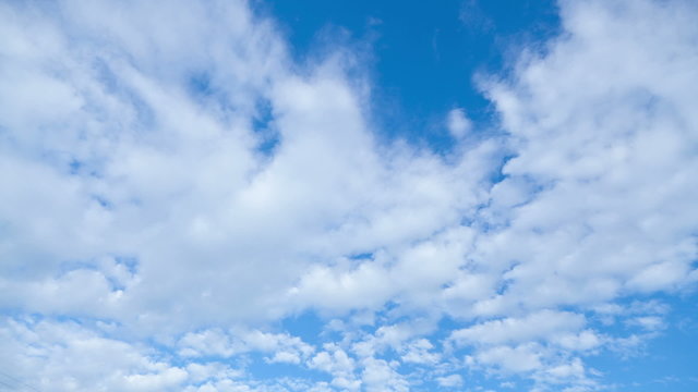 Clouds fly on the sky. timelapse