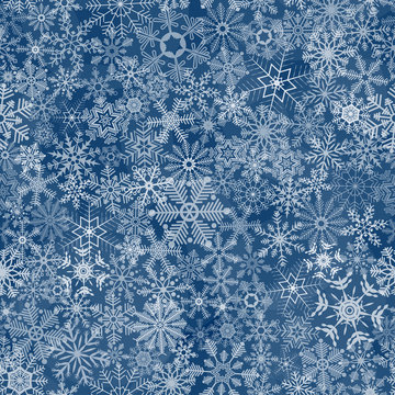 seamless abstract snowflake background