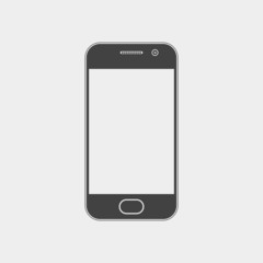 Mobile phone, smartphone monochrome icon