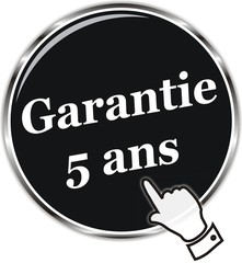 bouton garantie 5 ans