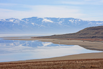 Wasatch Front from Antelope Island