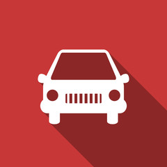Obraz premium car flat design modern icon