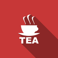 tea flat design modern icon