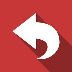 back flat design modern icon