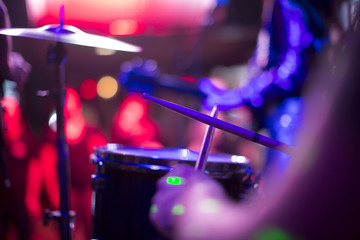 Drummer in a rock band