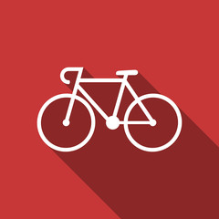 Fototapeta premium bicycle flat design modern icon