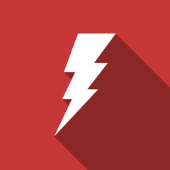 bolt flat design modern icon