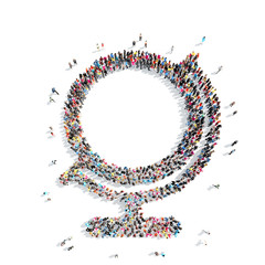 people in the shape of a globe .